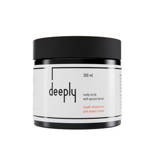 Скраб deeply scalp scrub with apricot kernel для шкіри голови 300 мл