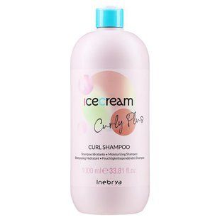 Inebrya Ice Cream Curly Plus Curl Shampoo Шампунь для кудрявых и химически завитых волос 1000 мл
