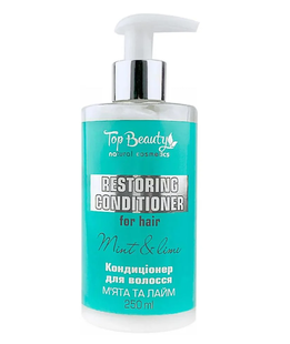 TOP BEAUTY Restoring Conditioner For Hair Mint & Lime Кондиціонер для волосся м'ята лайм 250 мл