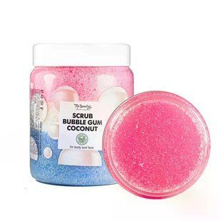 Скраб для тела и лица с витамином E TOP BEAUTY Bubble Gum Coconut