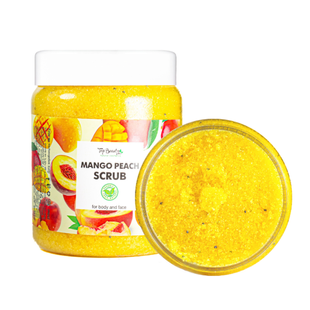 Скраб для тела и лица с витамином E TOP BEAUTY Mango-Peach Coconut