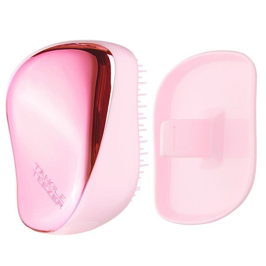 Tangle Teezer. Расческа Compact Styler Baby Doll Pink Chrome