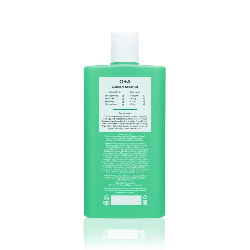 Шампунь для укріплення та покращення росту волосся Q+A Strengthening Shampoo