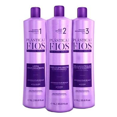 Hair Treatment Plastica Dos Fios 3x250 ml