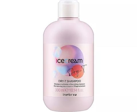 Inebrya Ice Cream Dry-T Shampoo Шампунь для сухих, вьющихся и окрашенных волос