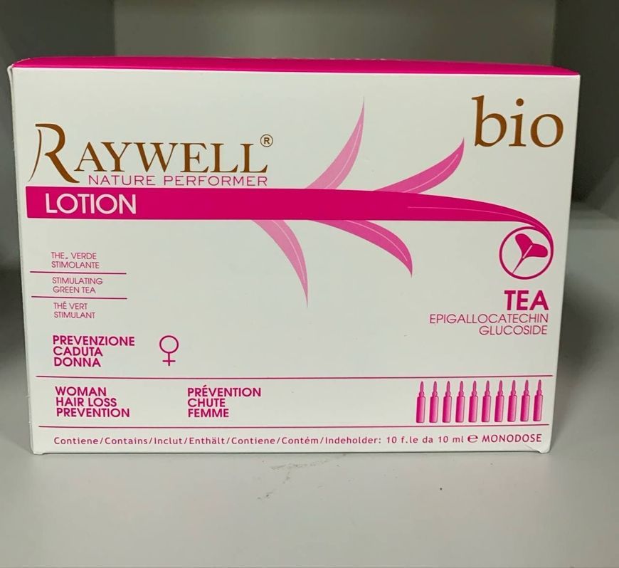 Raywell BIO TEA Ампулы женские против выпадения волос (УЦЕНКА)