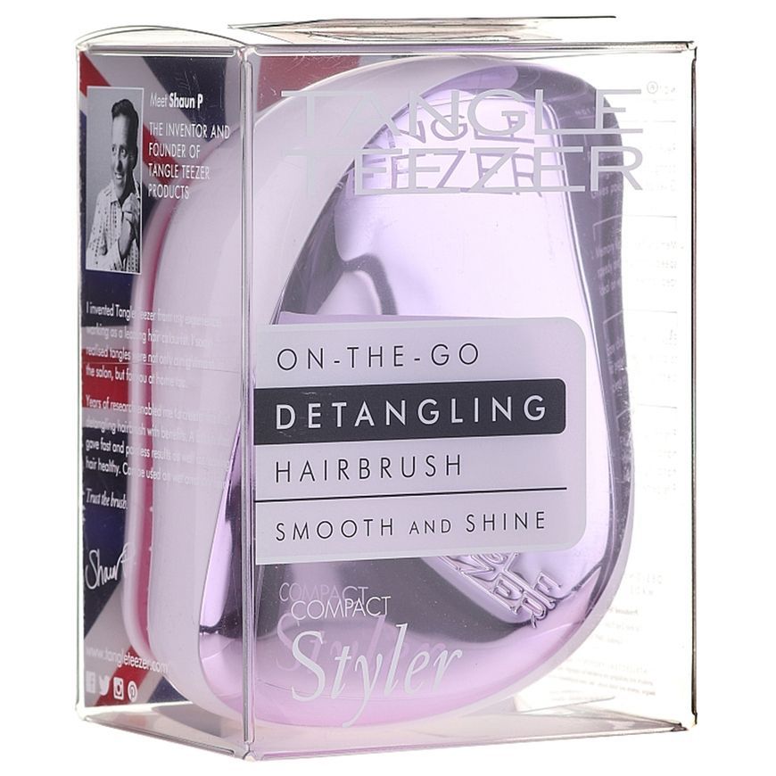 Tangle Teezer. Расческа Compact Styler Lilac Gleam