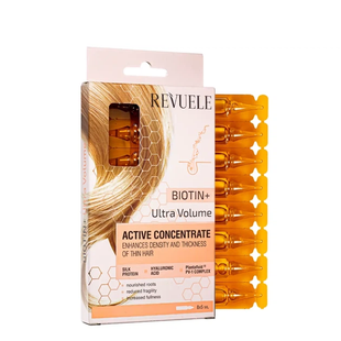 Активний концентрат для волосся ультра об'єм 8х5 мл REVUELE Biotin+ Ultra Volume Active Concentrate