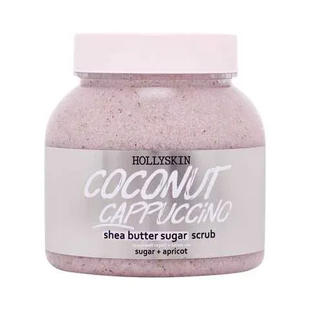 Сахарный скраб с маслом ши HollySkin Coconut Cappuccino Shea Butter Sugar Scrub