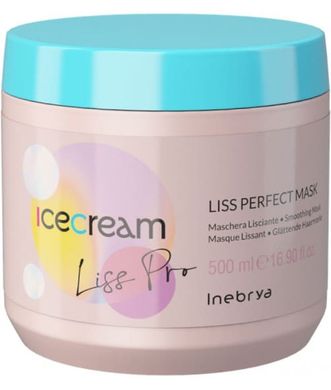 Inebrya Ice Cream Liss Pro Mask Разглаживающая маска для волос