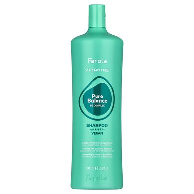 Fanola Vitamins Pure Balance Be Complex Shampoo Vegan Шампунь проти жирної шкіри голови 1000 мл