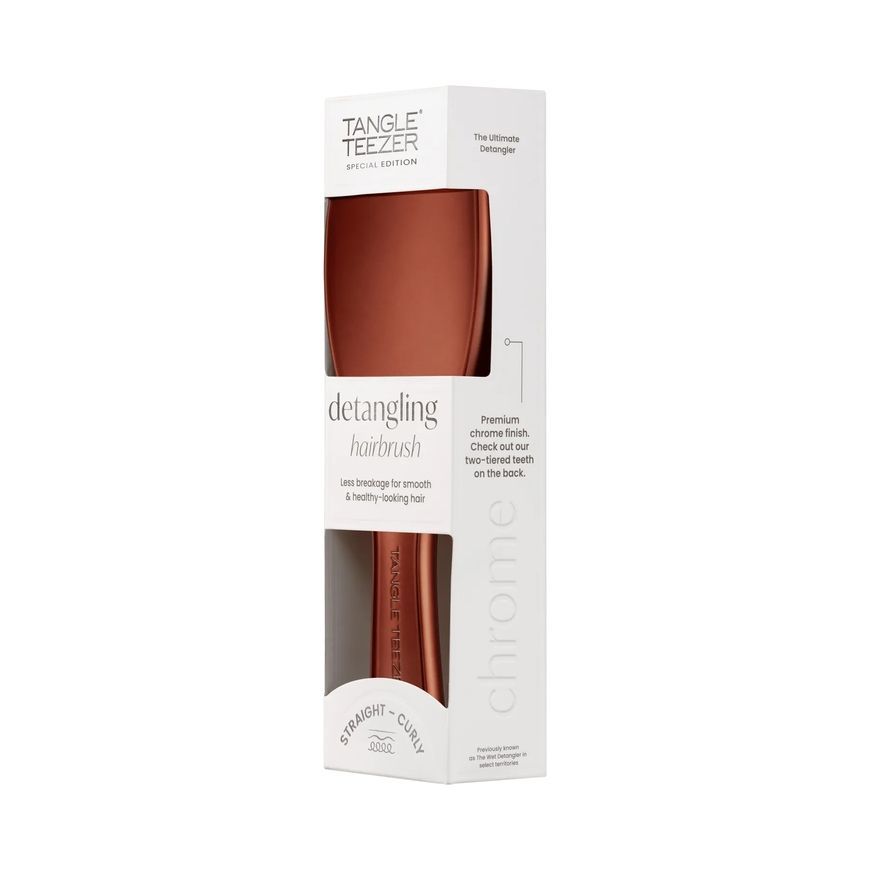 Tangle Teezer. Гребінець Wet Detangler Chrome Chocolate Bronze TT5991