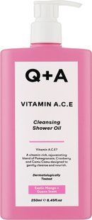Вітамінізована олія для душу Q+A Vitamin A.C.E Cleansing Shower Oil