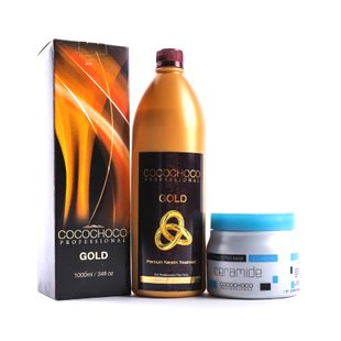 Cocochoco Gold 1000 мл + маска Cocochoco Ceramide 450 мл