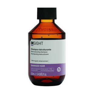 Шампунь для відновлення пошкодженого волосся (скло) Insight Damaged Hair Restructurizing Shampoo 100 мл
