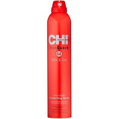 CHI 44 Iron Guard Style & Stay Firm Hold Protecting Spray Термозащитный лак для волос 284 мл