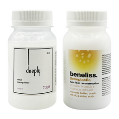 Beneliss Beneplastia + Deeply Medium Cleansing Shampoo 7.3 pH 100+100 мл