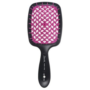 Janeke SUPERBRUSH-small BLACK/FUCHSIA. Расческа арт. 71SP234 FUX