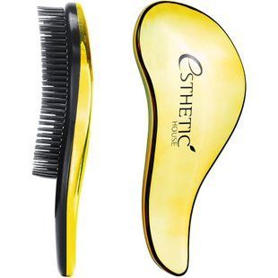 Esthetic House Hair Brush For Easy Comb Gold Расческа для легкого распутывания и разглаживания 18*7 см, золотая