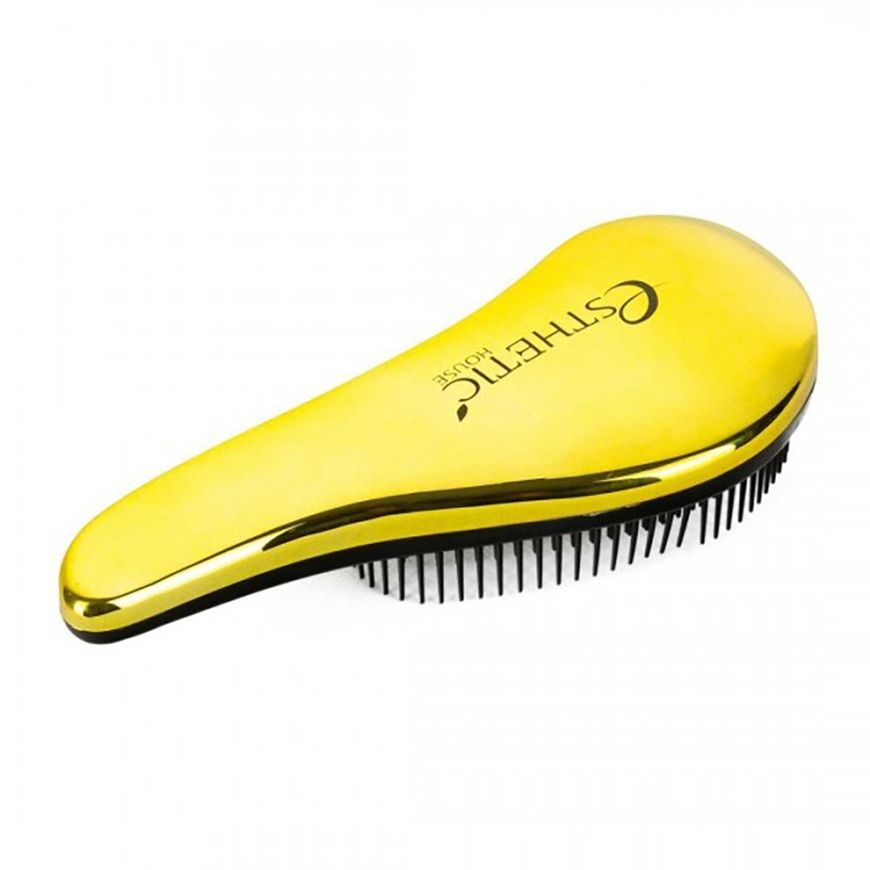 Esthetic House Hair Brush For Easy Comb Gold Расческа для легкого распутывания и разглаживания 18*7 см, золотая