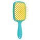 Janeke SUPERBRUSH TURQUOISE/YELLOW. Расческа арт. 86SP226 TSE