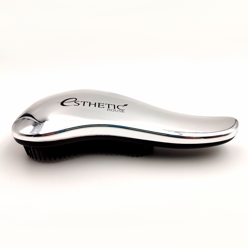 Esthetic House Hair Brush For Easy Comb Silver Расческа для легкого распутывания и разглаживания 18*7 см, серебристая