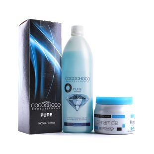 Cocochoco Pure 1000 мл + маска Cocochoco Ceramide 450 мл, 1000 мл