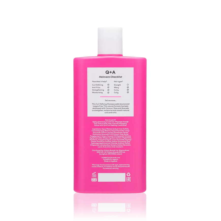 Шампунь для вьющихся волос Q+A Curl Defining Shampoo 250ml