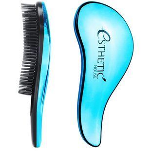 Esthetic House Hair Brush For Easy Comb Azure Гребінець для легкого розплутування і розгладження 18 * 7 см, блакитний