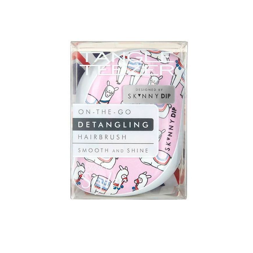 Tangle Teezer. Расческа Compact Styler Skinny Dip Lovely Llama
