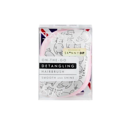 Tangle Teezer. Расческа Compact Styler Skinny Dip Cats