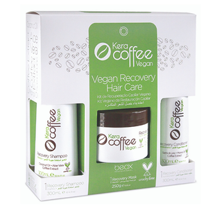 Набір кератину Beox KeraCoffee Vegan Recovery Hair Care 300+250+300 мл