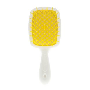 Janeke SUPERBRUSH WHITE/YELLOW. Расческа арт. SP226BIA GIA