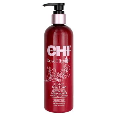 CHI Rose Hip Oil Color Nurture Protecting Conditioner Защитный кондиционер для окрашенных волос, 340 мл