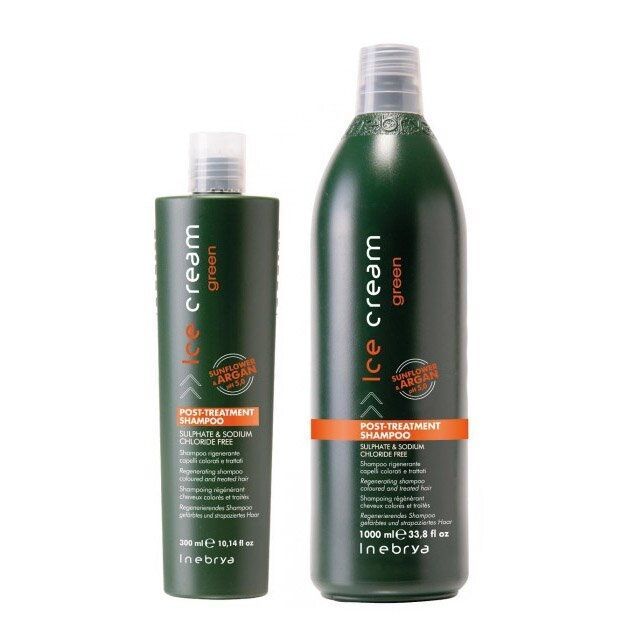 Шампунь регенеруючий для фарбованого волосся Inebrya Post-Treatment Shampoo 300 мл