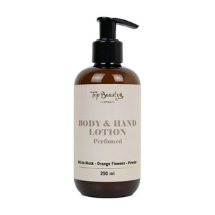 Парфумований лосьйон для рук і тіла TOP BEAUTY Body & Hand Lotion Perfumed White Musk, Orange Flowers, Powder 250 мл