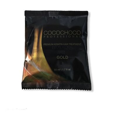 Кератинове вирівнювання волосся Cocochoco Gold 50 мл