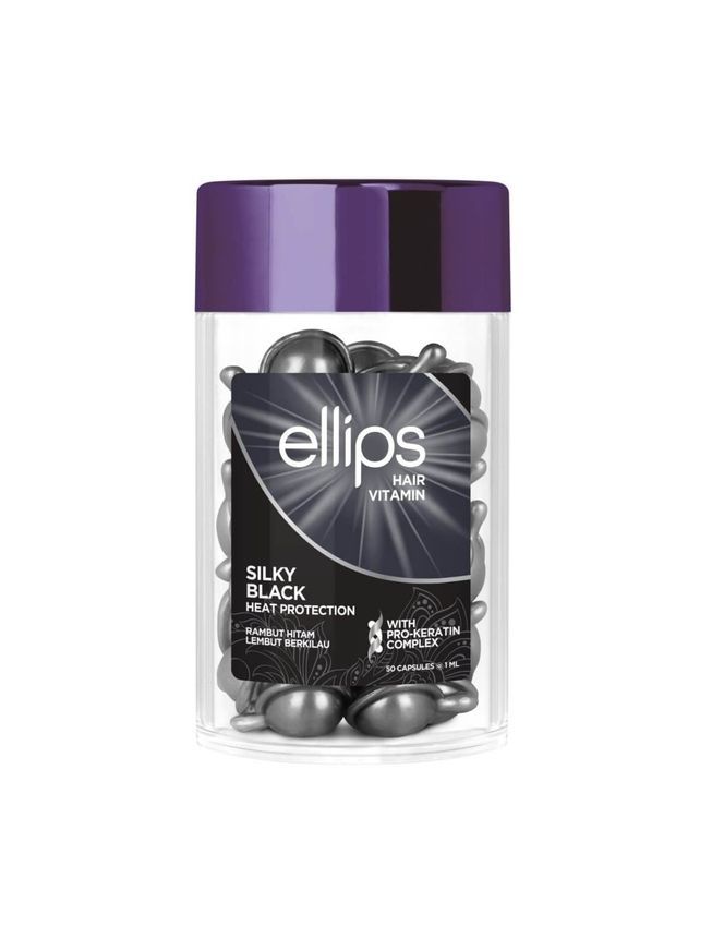 Ellips Hair Vitamin шелковая ночь с про-кератиновым комплексом 50x1 мл