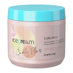 Inebrya Ice Cream Curly Plus Curl Mask Маска для кудрявых и химически завитых волос 500 мл